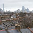 View of Peckham rooftops with the City in the background
