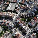 Ariel view of Housing in south London 