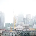 Foggy London Skyline