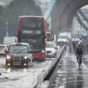 Flooding on Tower Bridge