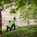 Metropolitan Police Officers on foot patrol