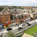 london high street aerial photo