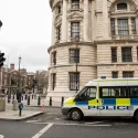 Met Police van in Westminster