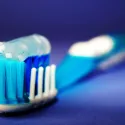 Toothbrush with toothepaste