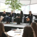 GLA Group officers on a panel talking about health in all policies case studies.