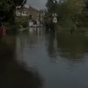 flooded street