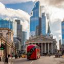 Bus outside the Bank of England