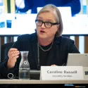 Caroline Russell speaks to the Mayor at city hall