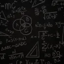 Maths on chalkboard