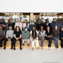 Cohort 6 members of the Young People's Action Group sitting together