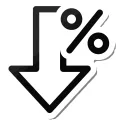 Arrow pointing downwards