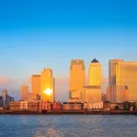 London financial district 