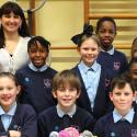 Flora Vidal and Team London Young Ambassadors from St Saviour’s School in Lambeth