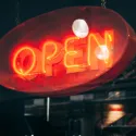 Open sign