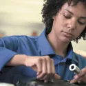 Apprentice at work