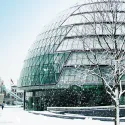 City Hall with snow