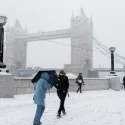 Cold weather in London