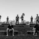 Michael from Datt Brass – fifth from left with Sousaphone 