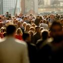 A crowd in London