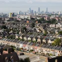 View of houses in London