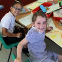 Girls in classroom