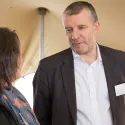 Gathering for discussions at Oaklands