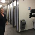 Caroline Russell in public toilets