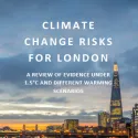 Climate change risks for London by Bevan Jones
