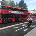 Caroline Russell on new cycle way