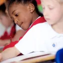 Image of children studying