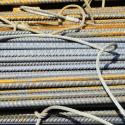 Iron rods used in construction