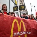 Striking fast food workers