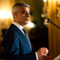 Sadiq Khan delivers speech