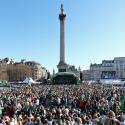 St Patrick's Day on Trafalgar Square