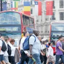 Crowd on Oxford Street