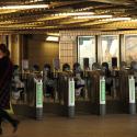 Train station barriers
