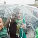 Boy taking part in St Patrick's walking tour