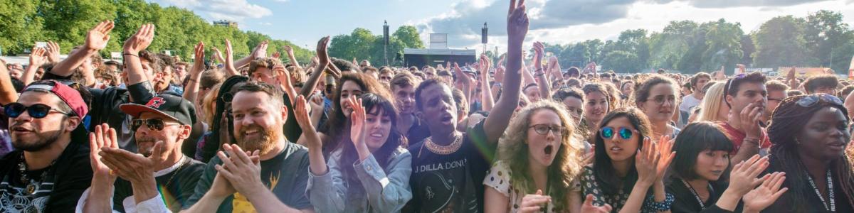 Londoners at Field Day festival in Victoria Park