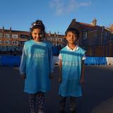 Two students from Heritage Charity London's sports clubs.